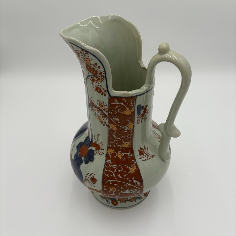 Vintage Victoria Ware Ironstone Stoneware Pitcher‎ 13"